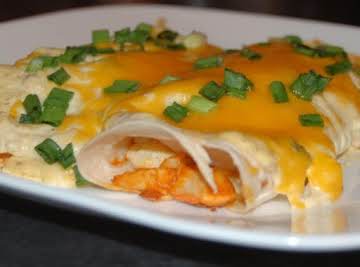 Buffalo Chicken Enchiladas