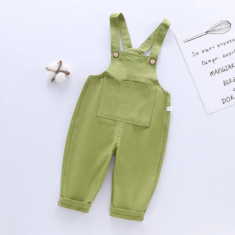 Overoles infantiles de primavera delgados y abiertos casuales ideales para niños. Perfectos para uso diario, cómodos y frescos.