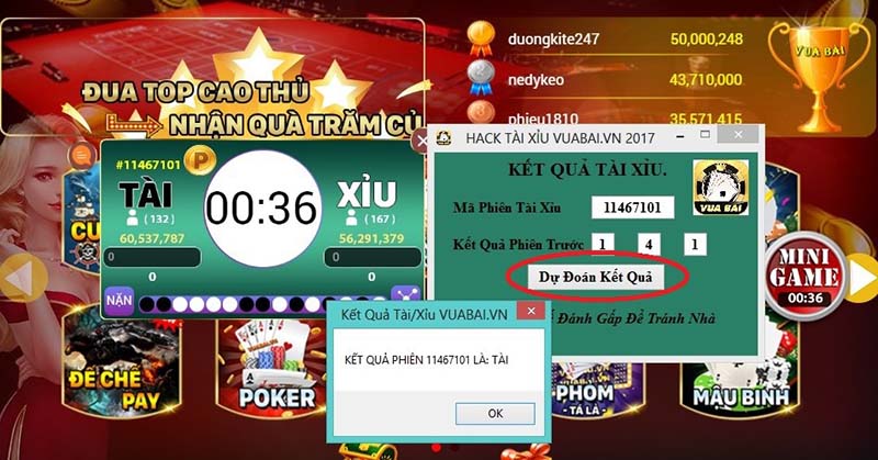 phần mềm hack tài xỉu