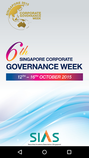 SIAS 6th Singapore CG Week