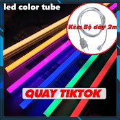 [Hỏa Tốc] Đèn Led Quay Tiktok Led Thanh Tuýp T5 Màu Hồng, Tím, Xanh, Đỏ 30Cm 60Cm 90Cm 120Cm