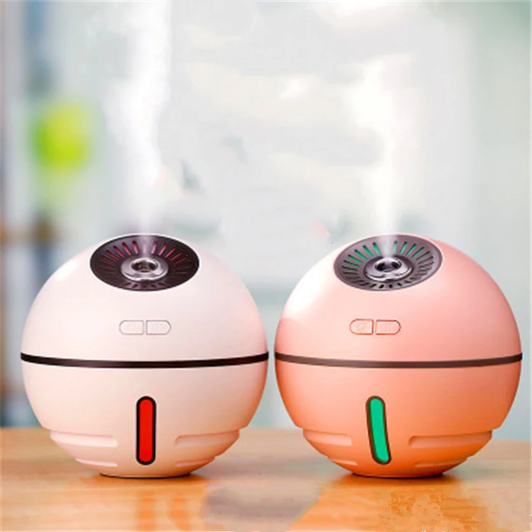 Oplaadbare Luchtbevochtiger met Lithium Batterij, Mini Ultrasonische Aroma Diffuser, LED Licht en Ventilator. Voor een frisse en gezonde omgeving.