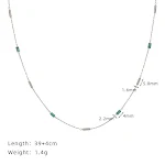 Turquoise Silver Tube