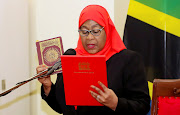 Tanzania's new President Samia Suluhu Hassan.