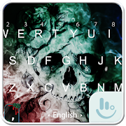 Smoke Skull Keyboard Theme  Icon