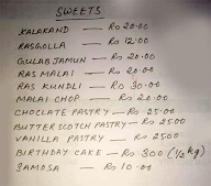 Mrs Kalpana menu 8