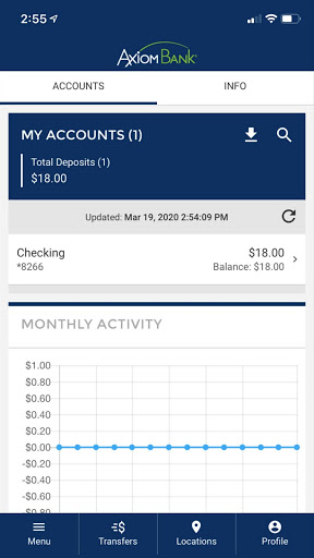 Screenshot Axiom Bank