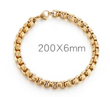 Elegante collana e bracciale in acciaio titanio con perle quadrate per uomo. Design semplice e alla moda, perfetto per ogni occasione.