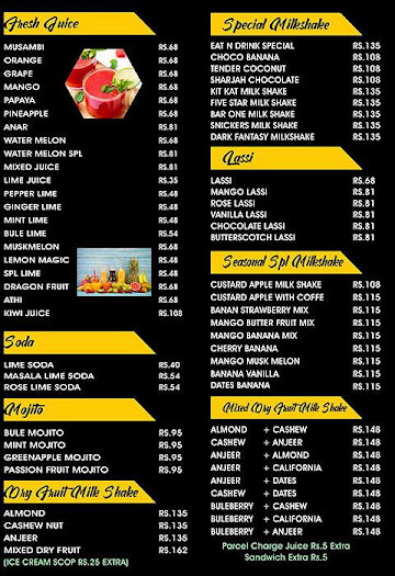 Eat N Drink menu 