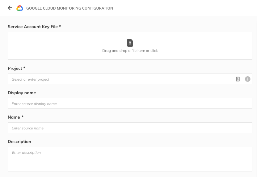 google cloud monitoring configuration