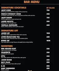 The Stables Beer Garden menu 4