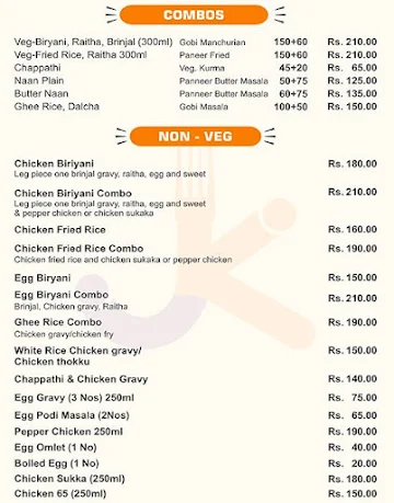 Jayka Foods menu 