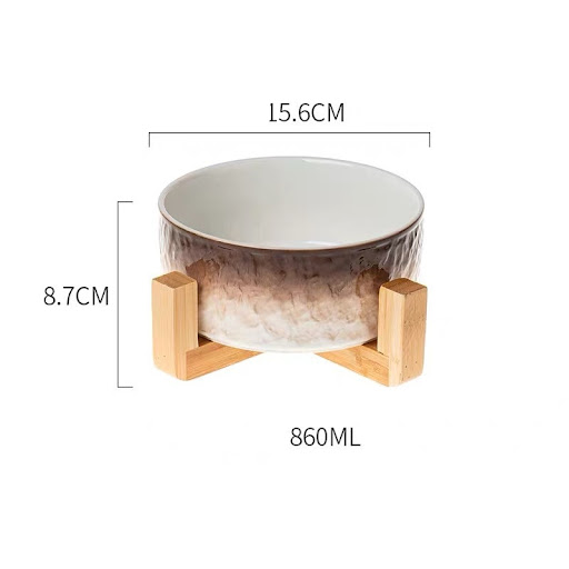 Title 9, Ceramic pet bowl for cats and dogs, durable and...