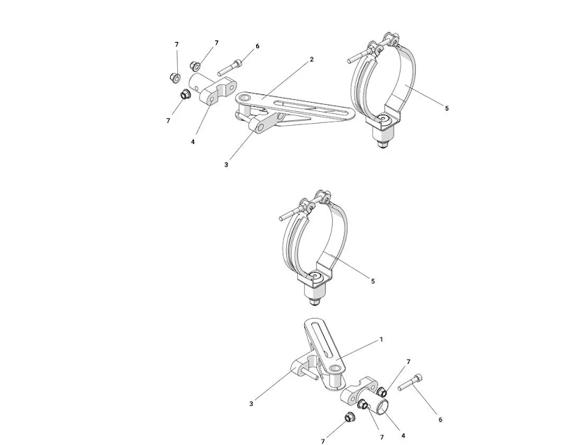 EXHAUST SUPPORT-TM ENGINE SIGMA KZ 2022-2024