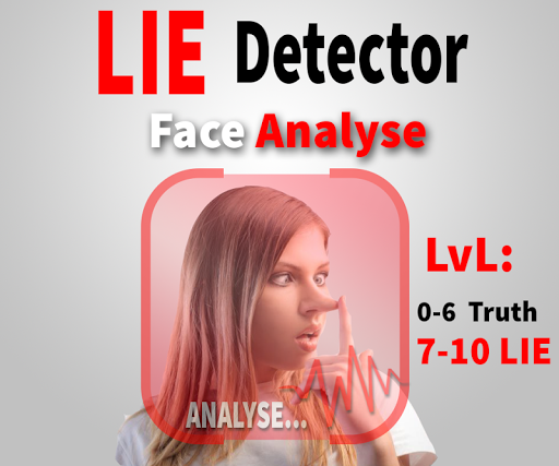LIE Detector Face Test Camera Simulator