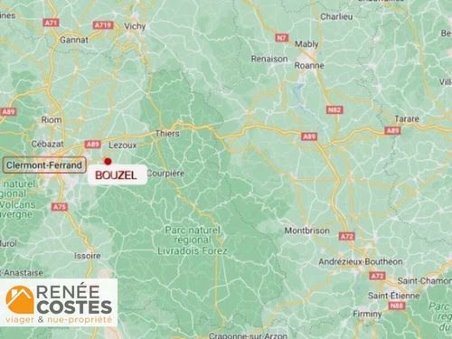 Vente viager 4 pièces 92 m² à Clermont-Ferrand (63000), 40 777 €