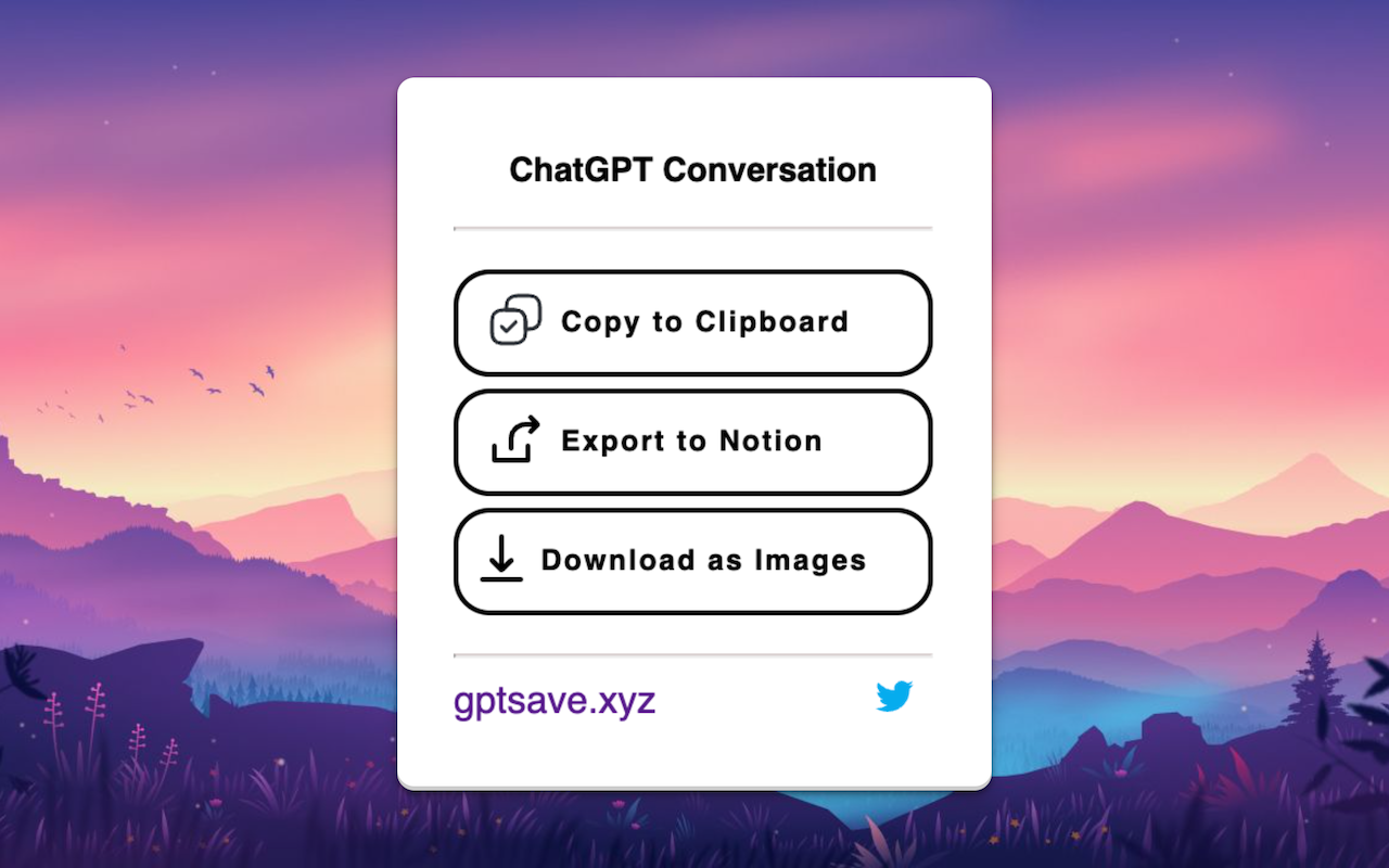 Export ChatGPT Conversation Preview image 0