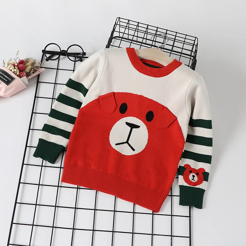 Suéter de malha para meninos, macio e quentinho para o inverno. Perfeito para uso diário e ocasiões especiais. Compre já o seu!