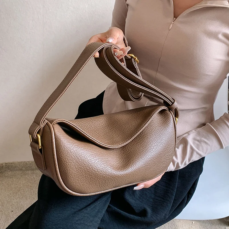 Sac Bandoulière Rétro Femme Mode Polyvalent Sac à Épaule Chic Intemporel Parfait pour Tous les Looks Idéal Quotidien & Événements Spéciaux