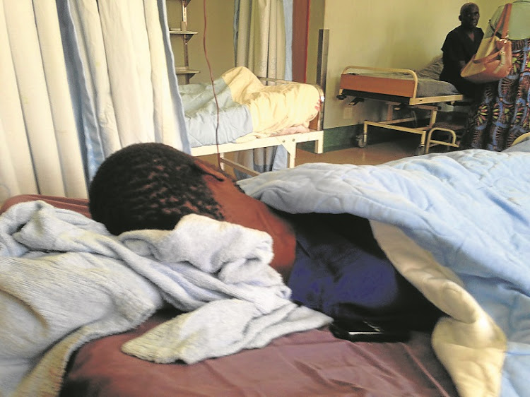 In this picture taken in 2013, patients at Nkhensani Hospital in Giyani were forced to use soiled blankets for up to a month because of laundry problems. The reader bemoans the fact conditions have not improved much.