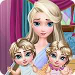 Cover Image of Descargar Elsa Twins Care 1.3 APK