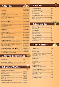 The Waffee menu 1