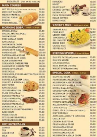 Hotel Akshaya’S Town Bus menu 1