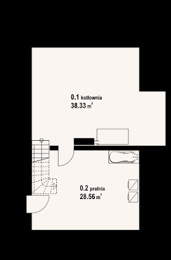 Rytowo dw19 - Rzut piwnicy