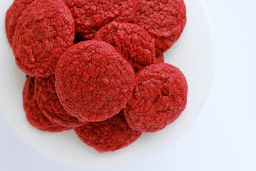 Red Velvet Cake Mix Cookies