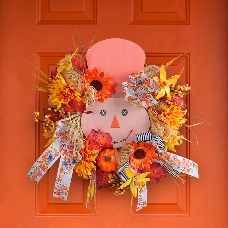 Autumn Harvest Festival Wooden Board Garland, rustic festive home decoration, easy to hang and reusable, perfect for aut