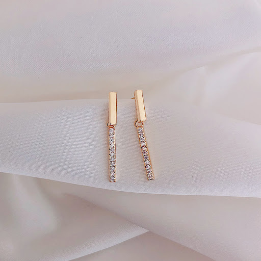 Title 3, Korea Simple and Cold Wind Small Earrings – min...