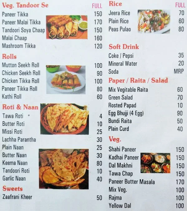 Dietpoint menu 