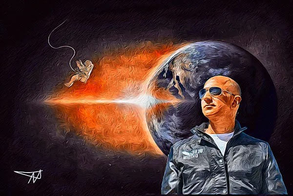 Bezos in deep space