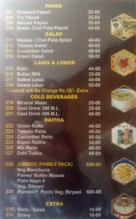 Balaji Santosh Family Dhaba menu 6