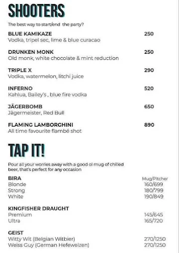 1131 Bar + Kitchen by House of Commons menu 