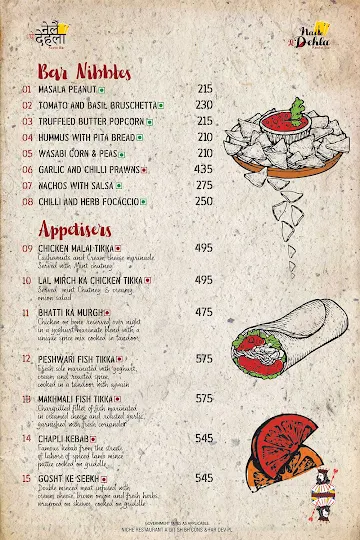 Naile Pe Dehla menu 