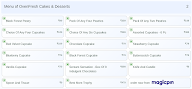 OvenFresh Cakes & Desserts menu 2