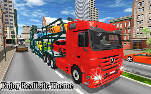 Car Transporter Trailer Truck Simulator