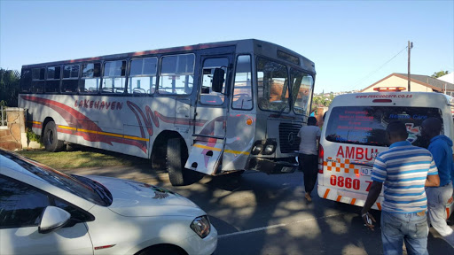 Approximately 20 people were injured after a Newlands bus accident on Thursday morning.