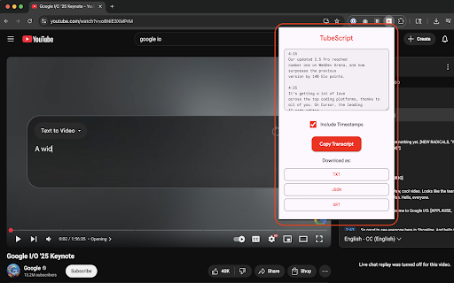 TubeScript
