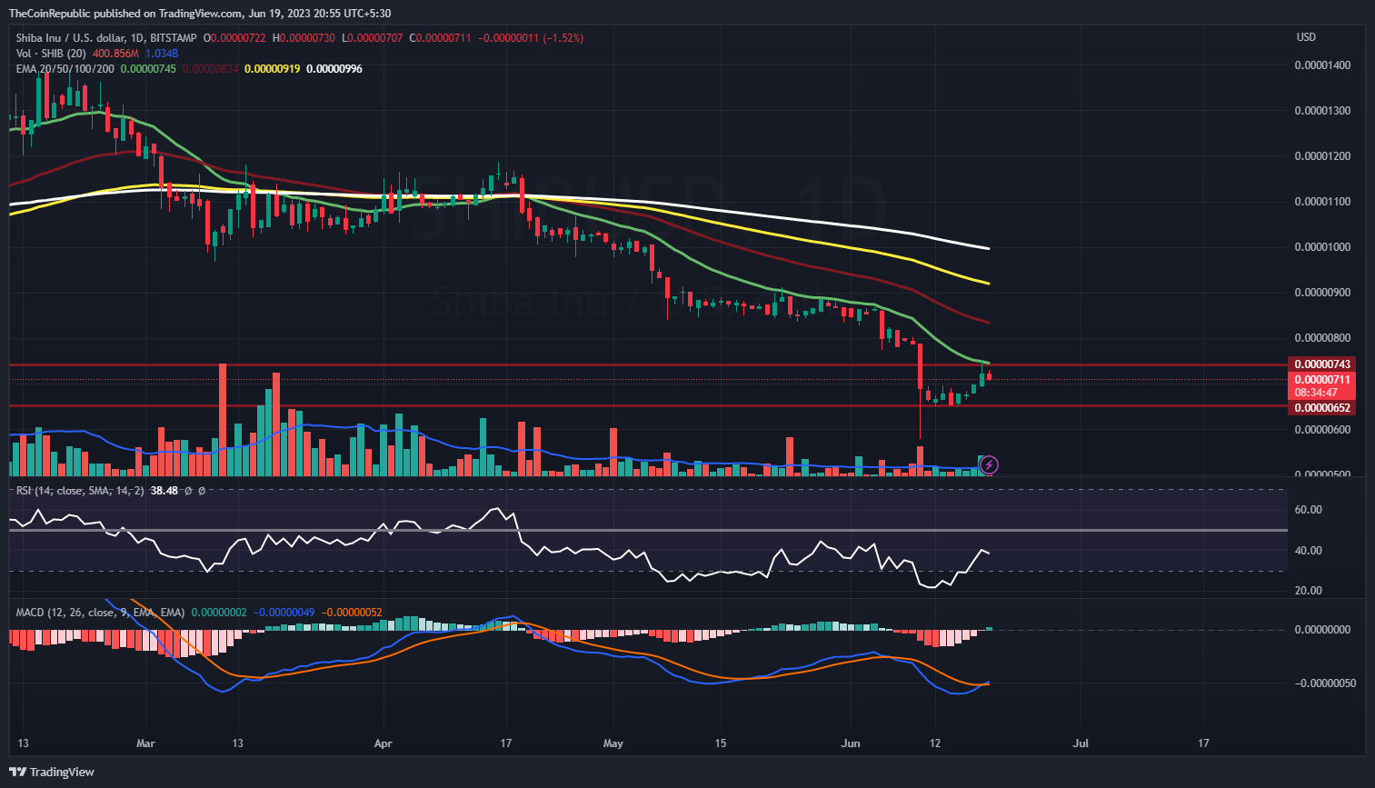 Shiba Inu Price Prediction: Will SHIB Sustain For Rebound?