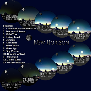 How to mod New Horizon Watch Face patch 3 apk for bluestacks