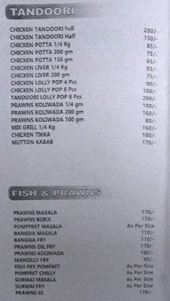 Hotel Ambika menu 2