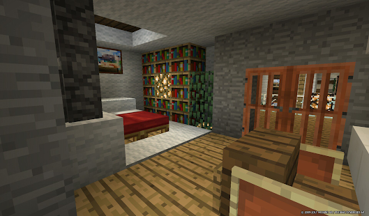 Mountain House map for Minecraft - náhled