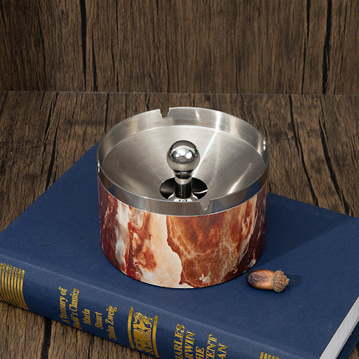 Title 2, Anti-Slip Ashtray With Cover for Living Room an...