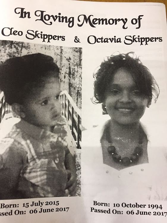 Octavia Skippers and her daughter Cleo.