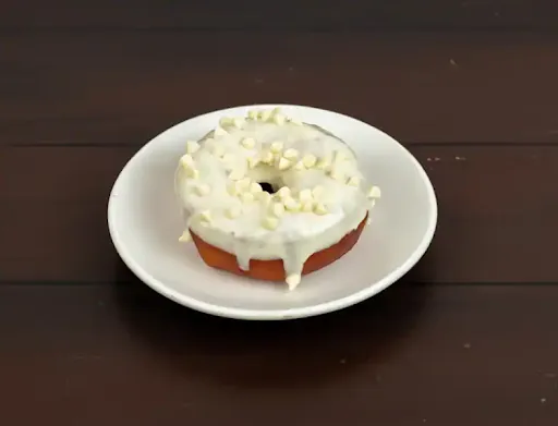 White Chocolate Dip Donut