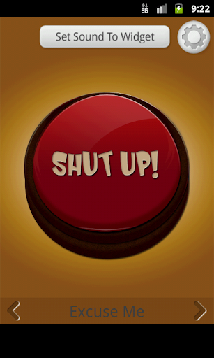 Shut Up Button