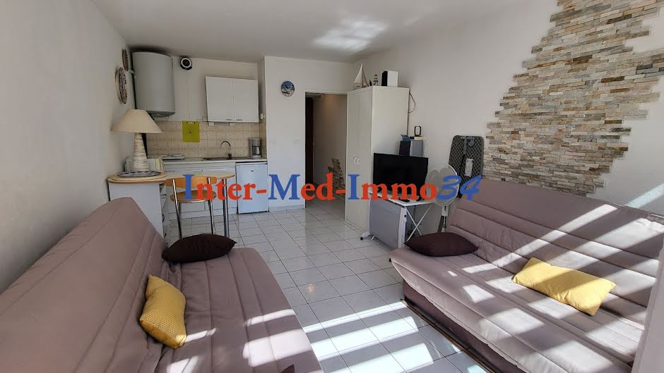 Vente appartement 1 pièce 22 m² à Le cap d'agde (34300), 74 520 €