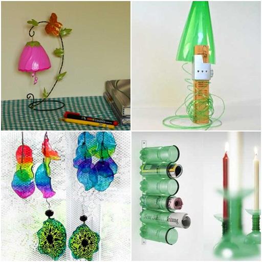 DIY Recycle Plastic Bottle Craft